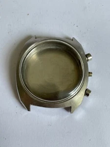 NOS Valjoux 23 or 72 Chronograph Case (poor mans Enicar Ocean Pearl) - Picture 1 of 6