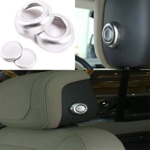 20-2023 Button Ring For Land Rover Defender Matte Silver Front Seat Headrest - Picture 1 of 4