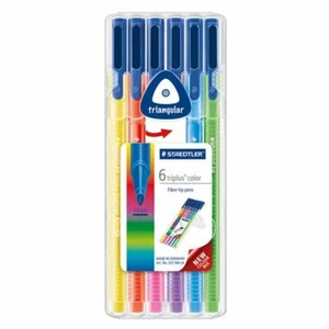 Staedtler 323 Triplus Farbe Faserstifte - 1,0 mm - verschiedene Farben - 6er-Pack - Bild 1 von 3
