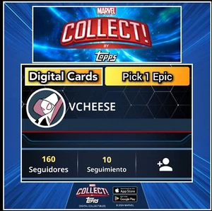 Topps Marvel Collect Pick 1 Epic ⭐Digital Card⭐ - Picture 1 of 1