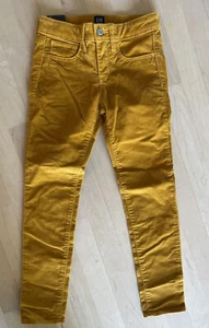 Gap Corduroy Pants Jegging 8 Stretch Gold New - Picture 1 of 5