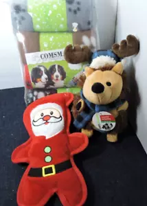 Comsmart/petshoppe (2) dog toys and blankets (4) - Picture 1 of 8