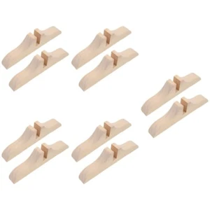 Set of 5 Screen Base Room Partition Support Brackets Dressing Screens Dividers - Picture 1 of 12