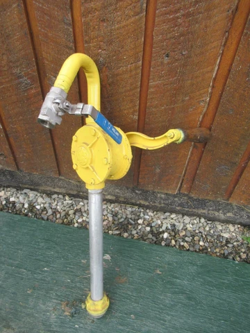 Vintage Cast Iron  WATER PUMP Signed TIGER Measures  25" Long Cover