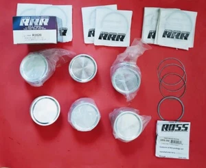 ROSS SBC V6 PISTONS 3.510 Bore 1.164 C.H Ring Grooves1.5MM Rings R3520 CYLS Set6 - Picture 1 of 5