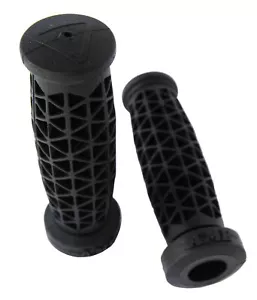 AME Super Soft Supersoft BMX or MTB low flange bicycle grips - BLACK - Picture 1 of 1