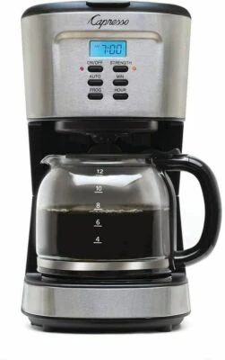 Capresso 12-Cup Programmable Coffee Maker, Stainless  Steel - Image 1 of 4
