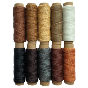 10 Colors 150D Leather Waxed Thread Sewing Stitching String Cord for Leather ... - Picture 1 of 7