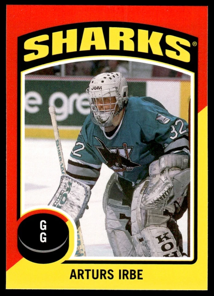 2014-15 O-Pee-Chee Stickers Arturs Irbe San Jose Sharks #ST-91 - Image 1 of 2