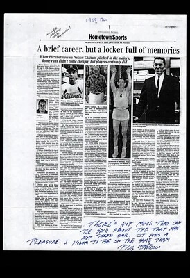 FAN LETTER RESPONSE- NELSON CHITTUM, BOSTON RED SOX: TED WILLIAMS, BAS CERTIFIED - Image 1 of 2