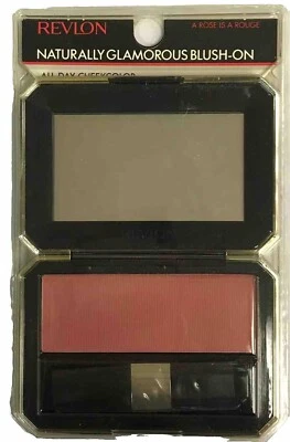 3 Revlon Naturally Glamorous Blush On  A ROSE IS A ROUGE   .21 OZ - Image 1 of 2