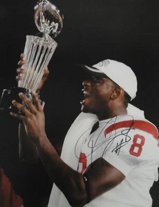 Dwayne Jarret Signed Autographed 16x20 Photograph USC Trojans Trophy Fight On - Foto 1 di 2