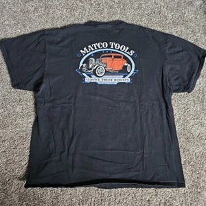 Matco Tools Black Cut Tag Size 2XL Vintage Car Back Graphic Automotive Shirt - Picture 1 of 10