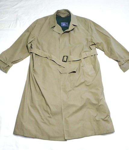 Cappotto Burberrys vintage uomo colore verde taglia 5 CMS Prorsum Nova check plaid lungo