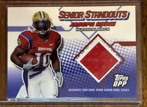 2006 Topps Draft Picks & Prospects #SS-JA Joseph Addai juego usado - LSU Tigers - Imagen 1 de 2
