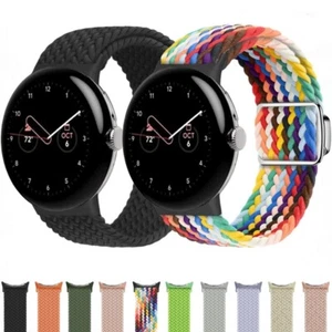 Nylon Ersatz Armband für Google Pixel Watch 1 2 3 Magnet Schnalle Uhrenarmband - Picture 1 of 53