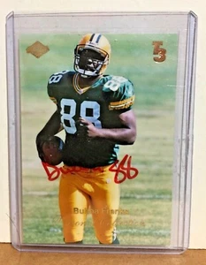 Bubba Franks 2000 Collector's Edge Rookie Red Auto Personal Collection #1/1 PSA - Picture 1 of 2