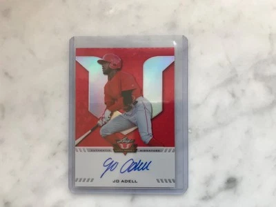 2017 Leaf Valiant Red JO ADELL On Card Auto Angels 1/1 - Image 1 of 2