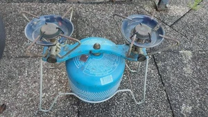 Campingaz Retro Kocher 2 Flammig Inklusive 904 Flasche Mit Rest-Füllung - Bild 1 von 4