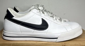 Nike Clásico Cuero Blanco y Negro Tenis Zapatos 318333-159 Hombres Talla 12 12/12/12 - Imagen 1 de 10