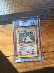 Rare Charizard base set unlimited 2 Beckett 7.5 - Picture 1 of 6