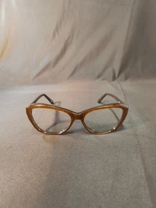 Zenni Brown Glittery Cateye Womens Glasses FRAME ONLY Full Rim 4429115 - Picture 1 of 14