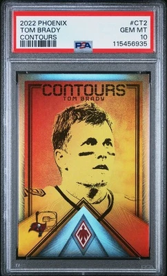 2022 Phoenix Contours Tom Brady Buccaneers #CT2 CT-2 PSA 10 - Imagem 1 de 2
