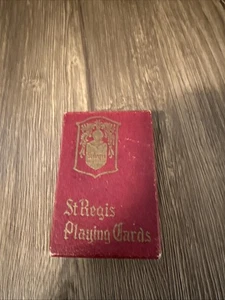 TARJETAS DE JUEGO DE CABALLOS VINTAGE St Regis AARCO CHICAGO EE. UU. Raro - Imagen 1 de 4