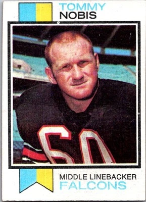 Tommy Nobis 1973 Topps #385 Atlanta Falcons - Image 1 of 2