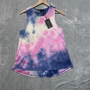 Razorback Gibson Women’s Tank Top Small Tie Dye Soft Knit Low High New Tags Free - Picture 1 of 12