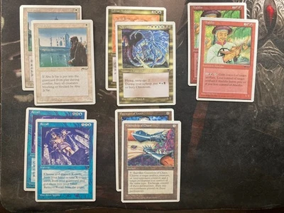 *** CHRONICLES Faded Cards x5 - Light Misprint *** DUTY FREE MtG Magic - Image 1 of 4