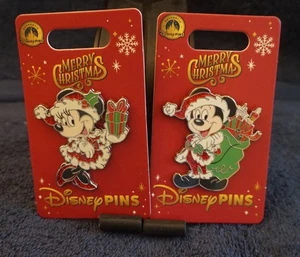 Spille glitter Babbo Natale Topolino e Minnie Topolino Disney Parks 2025 nuove con etichette!! - Foto 1 di 4
