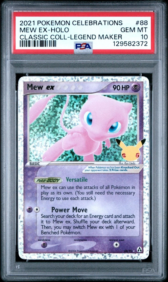 Mew Pokémon TCG Professional Sports Authenticator (PSA) Grade 10