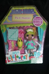 MGA Mini LALALOOPSY Doll # 8 Series 8 PIX E FLUTTERS 3pc BEDROOM playset SET - Picture 1 of 1