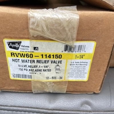 1-1/4” 150psi Pressure Relief Qty: 2 - Image 1 of 2