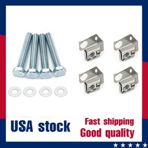 Set of 4 Exhaust Manifold Bolts U Nuts Kit For Dodge Ram 1500 Jeep liberty - Picture 1 of 16