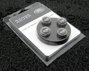 GENUINE Alloy Wheel Valve Dust Caps for Range Rover L322 Vogue x 4  VPLRW0149 - Picture 1 of 3