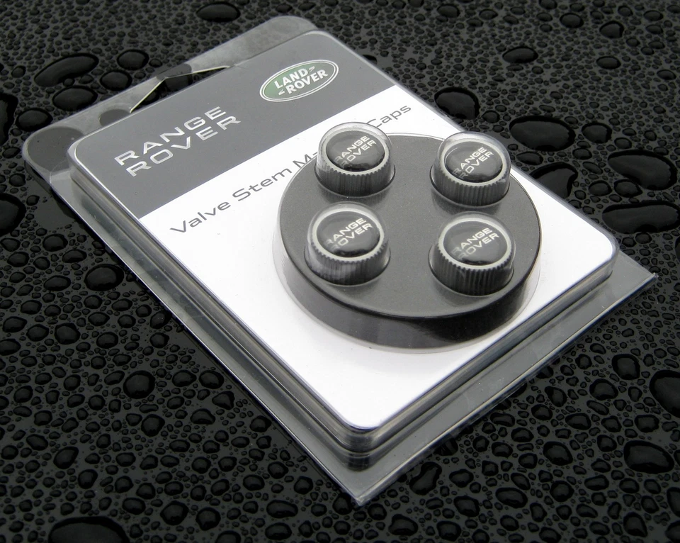 GENUINE Alloy Wheel Valve Dust Caps for Range Rover L322 Vogue x 4  VPLRW0149 - Image 1 of 3
