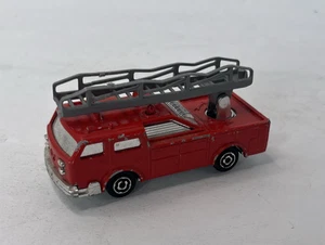 Vintage Majorette Sonic Flashers Feuerwehr Leiterwagen rot Druckguss - Bild 1 von 7