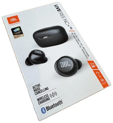 JBL Live Free NC+ TWS True Wireless Bluetooth Earbuds with TalkThru - Black - Image 1 of 2