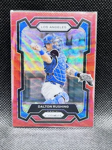 Panini Prizm #116 Dalton Rushing Ruby Wave Prizms 2024 - Imagen 1 de 2