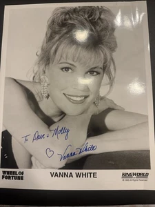 Vanna White foto autografata modella e hostess "Ruota della Fortuna" 8x10 (originale) - Foto 1 di 1