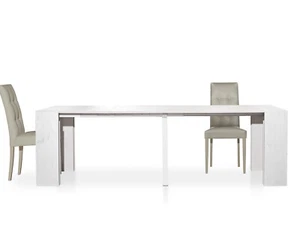 Dining Console Table Extendable Space-saving Multiposition Modern - Picture 1 of 9