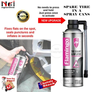 CAR SUV 4WD PUNCTURED FLAT TYRE INFLATOR SEALER FIX-A-FLAT SPARE TIRE IN A CANS - Picture 1 of 8