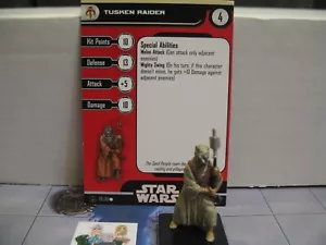 =Star Wars Miniatures ALLIANCE & EMPIRE Tusken Raider 56/60 con tarjeta = - Imagen 1 de 1