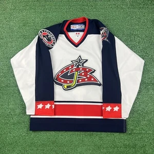 Columbus Blue Jackets Authentic CCM 6100 Home NHL Hockey Jersey Size 48 - Picture 1 of 9