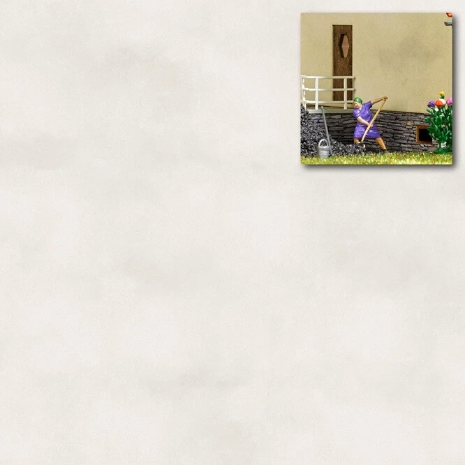 Busch 7445 - H0/1/87 2 Deco Plates » Fassadenputz Weathered, Light Gray « - New - Image 1 of 1