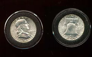1958 FRANKLIN HALF DOLLAR CH/GEM BU (V147) Gorgeous Coin In Airtite! - Picture 1 of 1