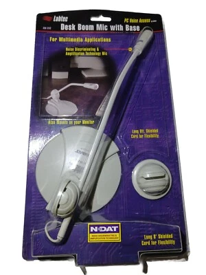 NEW LABTEC DESK BOOM MICROPHONE W/BASE FOR MULTIMEDIA APPLICATIONS - Image 1 of 3