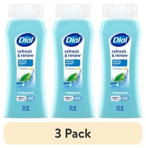 (3 Pack)  Body Wash, Refresh & Renew Spring Water, 3 Fl Oz - Picture 1 of 12